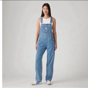 Levi's Light Blue Denim Overalls Jumpsuit